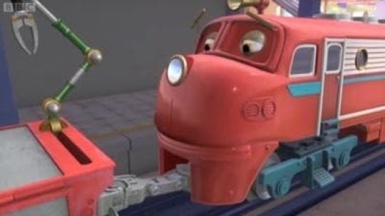 Chuggington: Veselé vláčky - Brousek na titulní straně