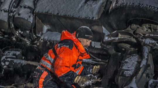 Záchranáři severských silnic - Hora bouřlivého chaosu