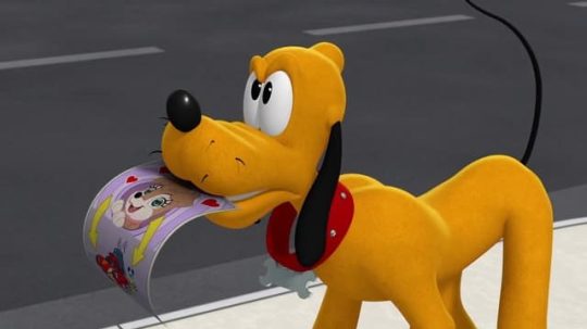 Mickey a závodníci - Pluto a štěňátko