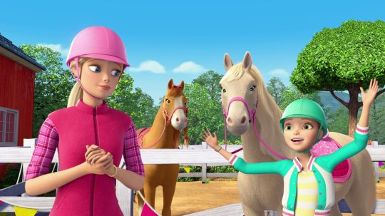 Barbie: Dreamhouse Adventures - Trey na koni