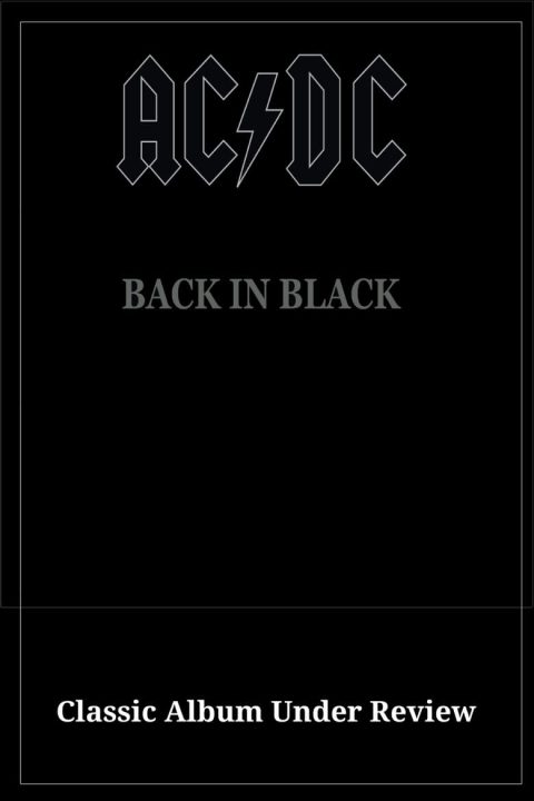 Plakát AC/DC's Back In Black - A Classic Album Under Review