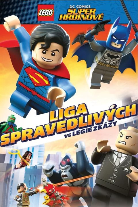 Plakát Lego DC Super hrdinové: Liga spravedlivých vs Legie zkázy