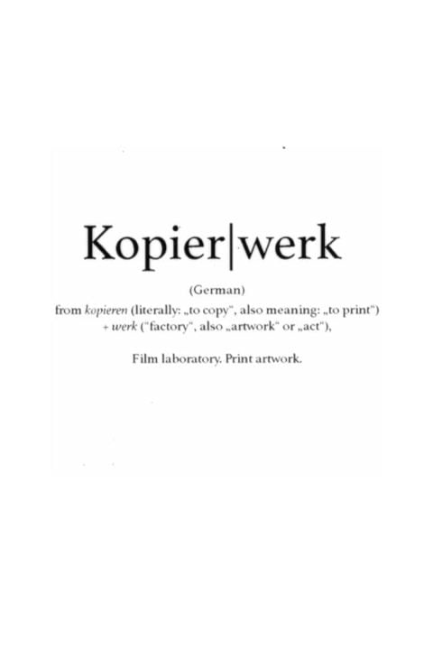 Kopierwerk