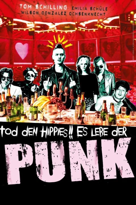 Plakát Tod den Hippies!! Es lebe der Punk!