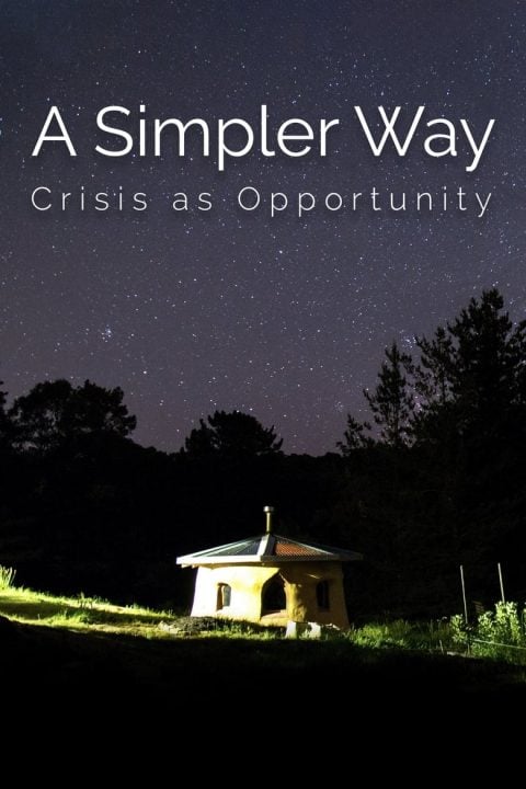 Plakát A Simpler Way: Crisis as Opportunity