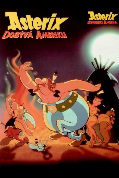 Plakát Asterix dobývá Ameriku