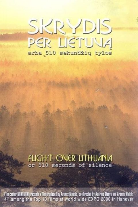 Plakát Skrydis per Lietuvą arba 510 sekundžių tylos