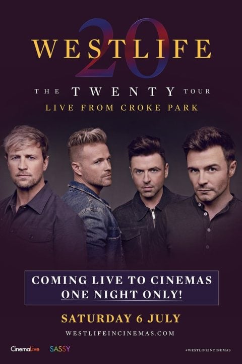 Plakát Westlife: The Twenty Tour Live from Croke Park