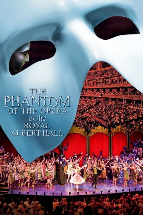 Plakát Fantom opery v Royal Albert Hall