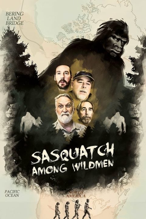 Plakát Sasquatch Among Wildmen