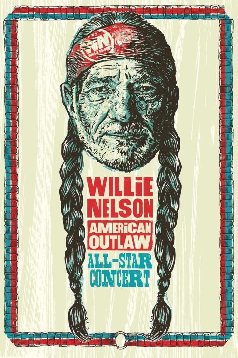 Plakát Willie Nelson American Outlaw