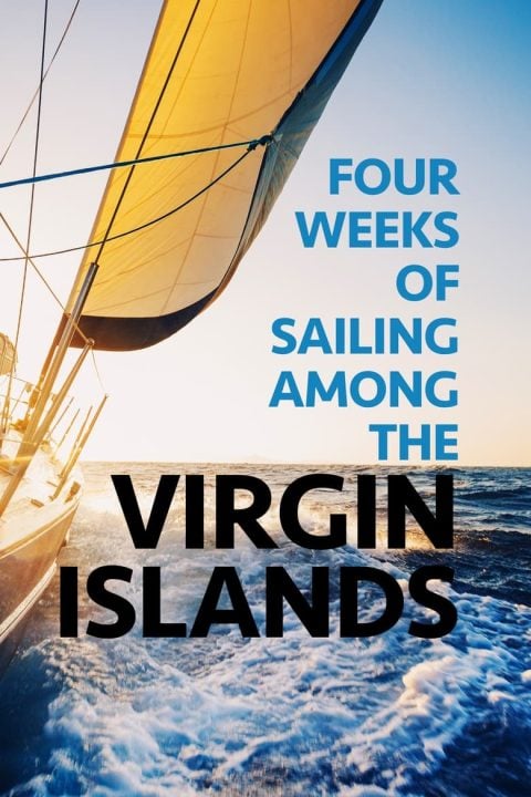 Plakát Four Weeks of Sailing Among the Virgin Islands