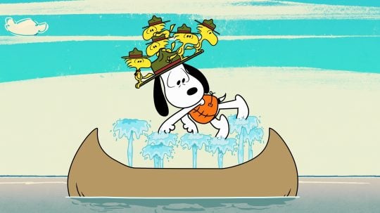 Snoopy na táboře - Borůvky / Den vlajky