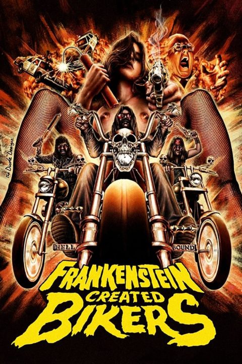 Plakát Frankenstein Created Bikers