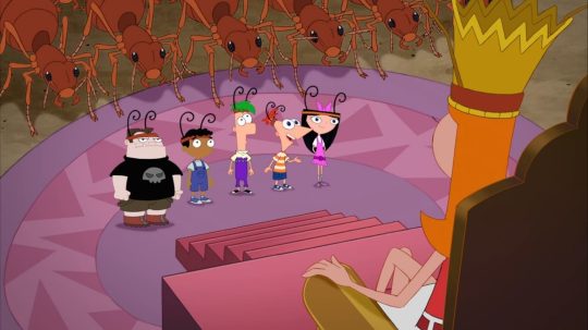 Phineas a Ferb - Mravenci - obřenci