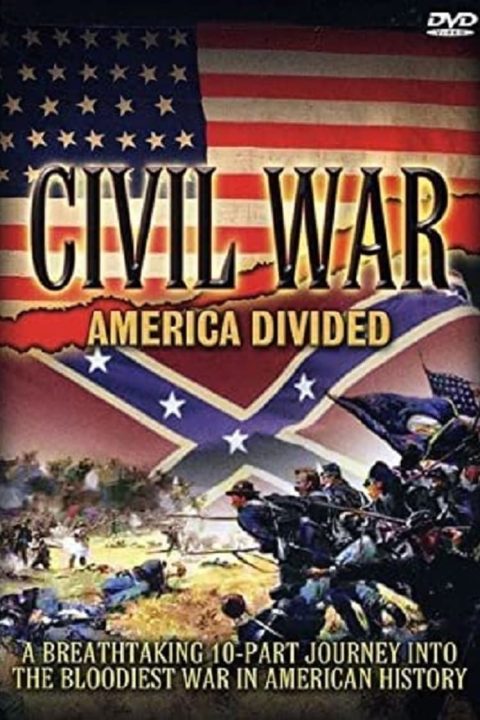 Plakát Civil War America Divided