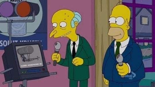 Simpsonovi - Muž v modrých flanelových kalhotách