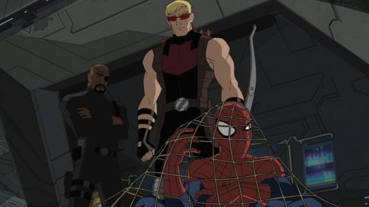 Dokonalý Spiderman - Hawkeye