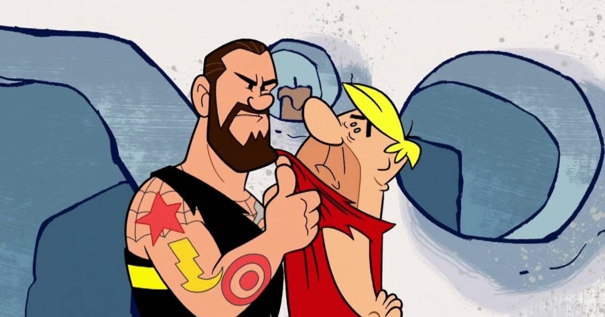 Flintstoneovi & WWE: Mela doby kamenné