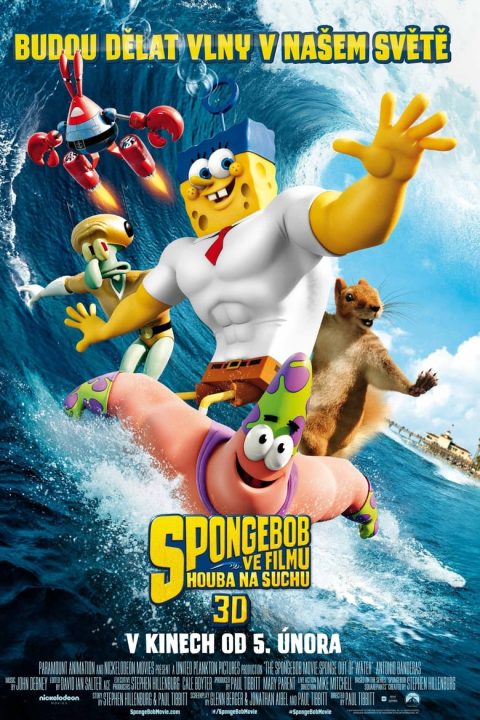 Plakát SpongeBob ve filmu: Houba na suchu