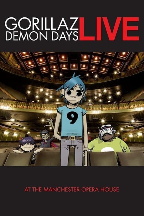 Plakát Gorillaz: Demon Days Live at the Manchester Opera House