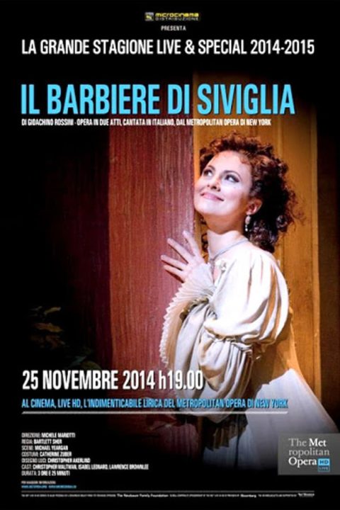 Plakát The Metropolitan Opera: Il Barbiere di Siviglia