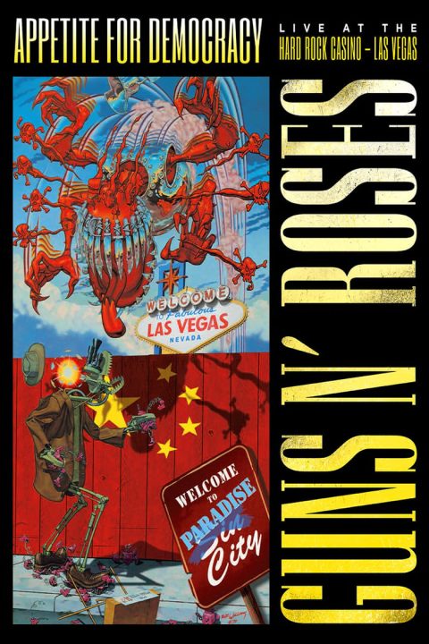 Plakát Guns N' Roses: Appetite for Democracy – Live at the Hard Rock Casino, Las Vegas