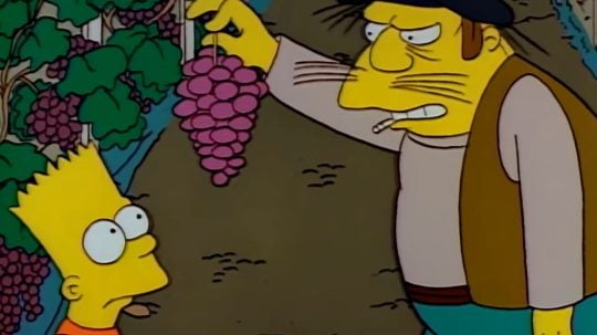 Simpsonovi - Kyselé hrozny sladké Francie