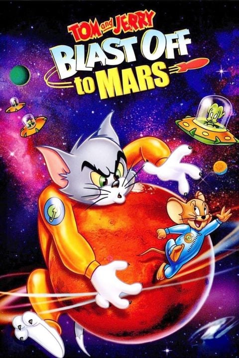 Plakát Tom a Jerry letí na Mars