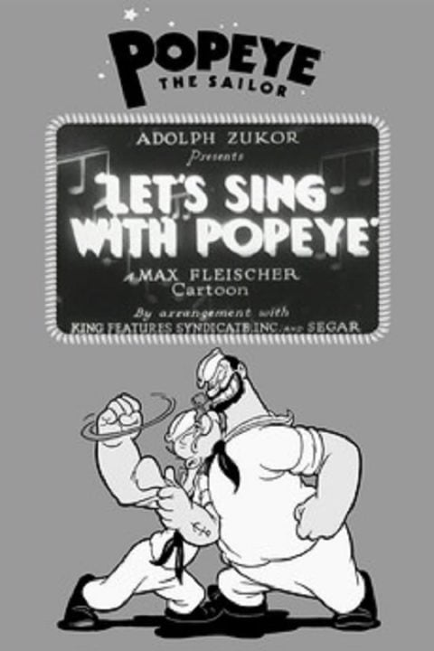 Plakát Let's Sing with Popeye