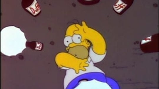 Simpsonovi - Homer na suchu