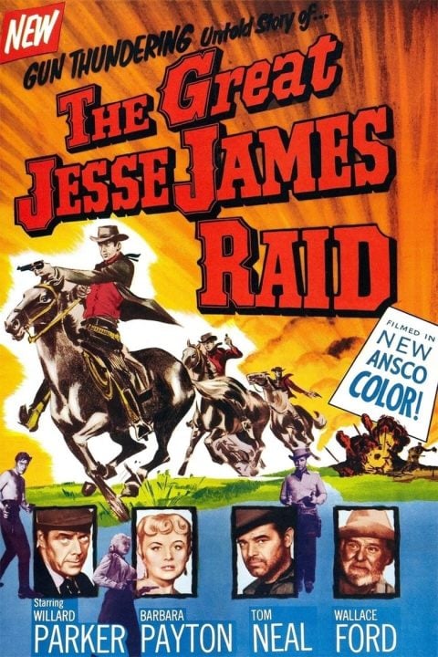 Plakát The Great Jesse James Raid