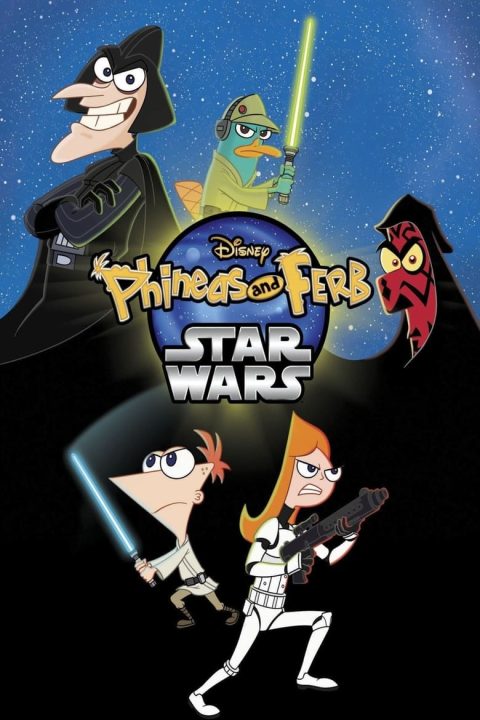 Plakát Phineas a Ferb: Star Wars