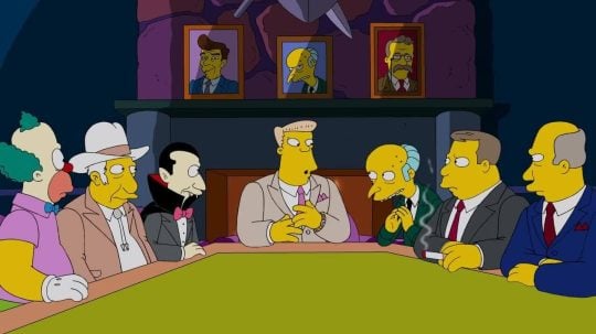 Simpsonovi - Školní lavice a pravice