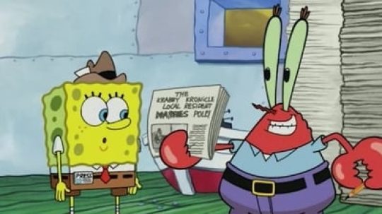 SpongeBob v kalhotách - Spongebob reportérem